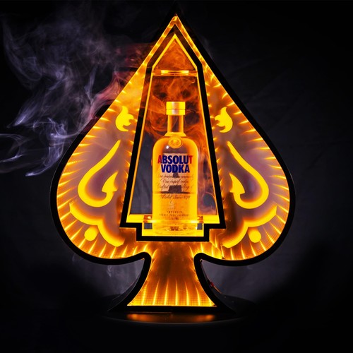 Ace spades led champagne - led,