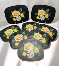 Vintage MCM Floral Place Mats