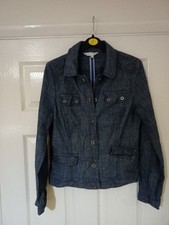 RJR.John Rocha Women's Size 10 Button Up Denim Jacket In Good Condition