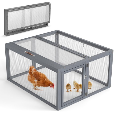 Portable chicken coop run - coop,