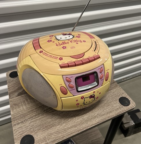 Vintage hello kitty boombox - kitty, cd