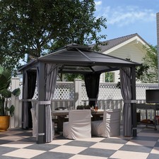 3x3(m) Hardtop Gazebo w/ 7mm