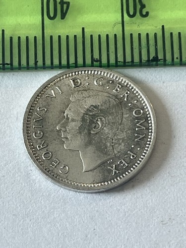 Three pence 1939 silver coin - three,