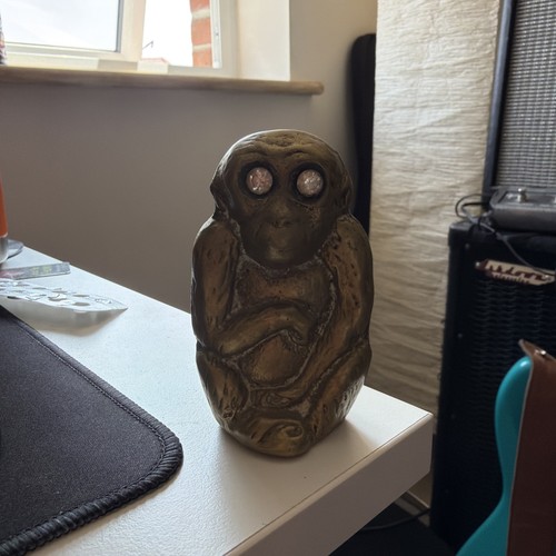 Antique brass monkey - monkey, match