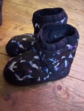 Limited edition BLOCH Women's Printed Warm Up Boot Slipper size M