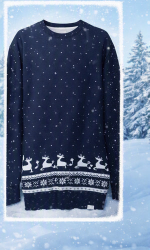 Nwt navy 100 - cotton, christmas