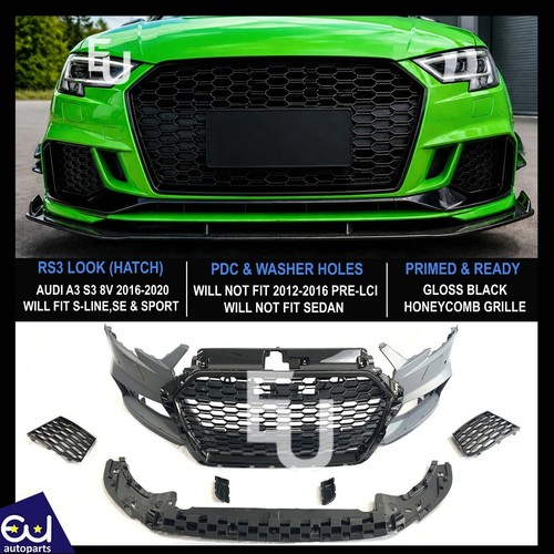 Front bumper rs3 style - front,