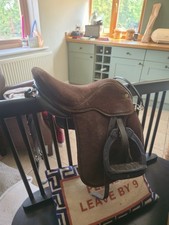 custom english saddle co 14 working hunter show saddle