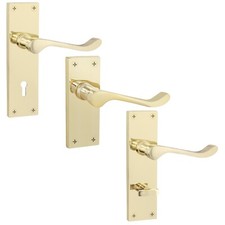 Door Handles BRASS Scroll