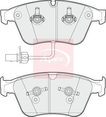 Brake pad set for disc - brake,