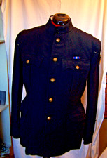 MEN'S MILITARY BLACK COAT