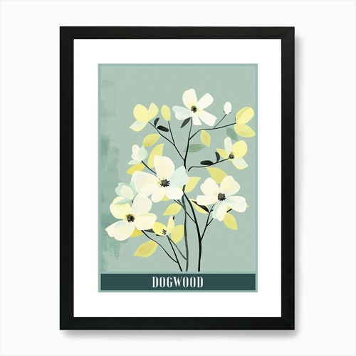Dogwood tree flat - flat, illustration