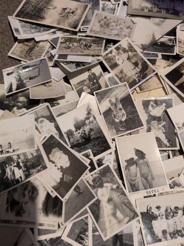 Lot 500 vintage photos - vintage, b&w