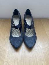 Clarks Cushion Soft Blue Suede