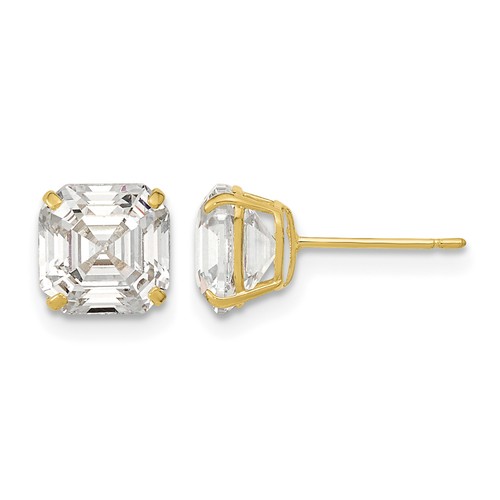 14k yellow gold - gold, 7mm