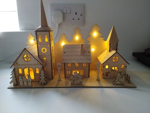 Christmas village light - christmas,