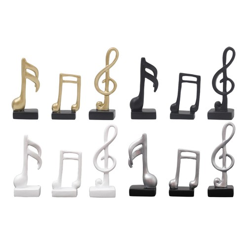 Modern musical notes - 3x,