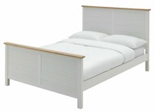 Foxlands Kingsize Bed Frame Two Tone Sturdy and Elegant Bedroom Furniture