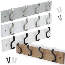 Coat Rack Wall Door Mounted, 4