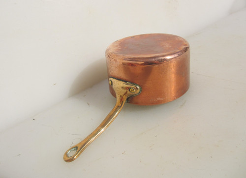 Small victorian copper pan - small,