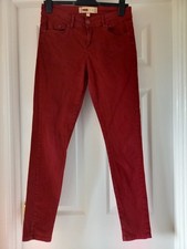 YES YES BURGUNDY SKINNY JEANS