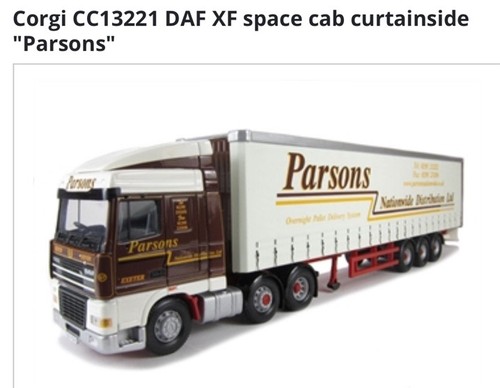 Corgi cc13221 daf cab - cc13221,