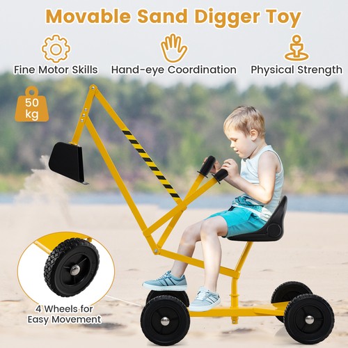 Ride sand digger - on, toy