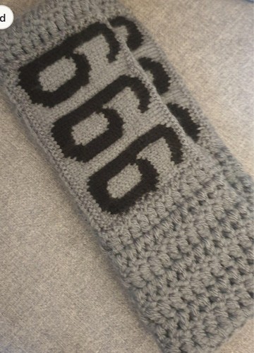 Handmade crochet grey and - crochet,