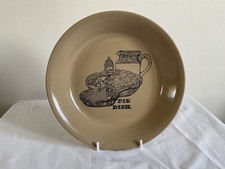 Vintage Persons Of Chesterfield Traditional Brown Pie Dish