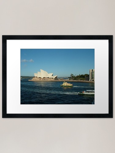 Opera house sydney - framed, art