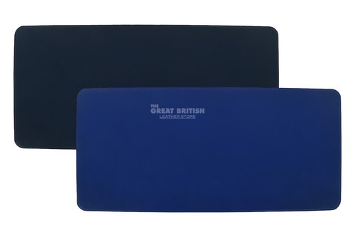 Large leather desk mat - leather, pad