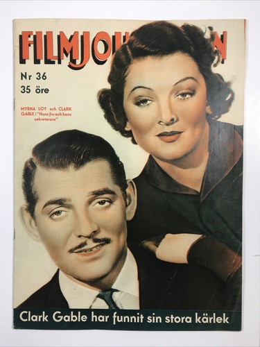 Filmjournalen magazine - filmjournalen, in