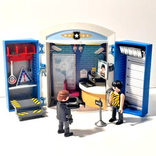 Playmobil 70306 City Action Police Station Play Box Take Along Compact Storage