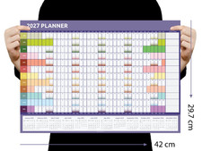 2027 A3 Size Full Year Wall