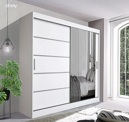 White stylish sliding door - stylish,