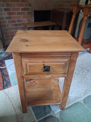 Vintage solid oak - solid, console