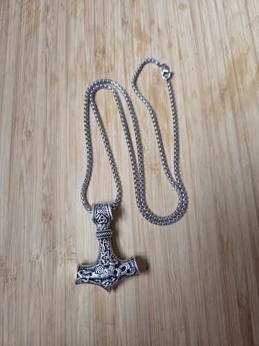 Stainless steel mjolnir - stainless,