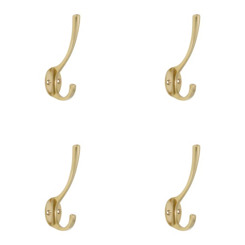 Coat hooks set polished - coat, 4