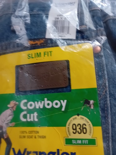 Wrangler cowboy cut new - cut, sealed