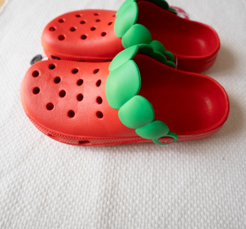 Strawberry clog sandals - strawberry,