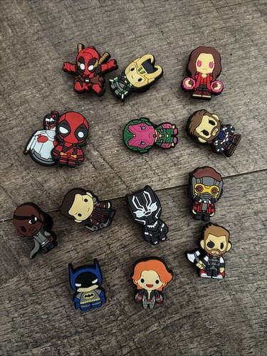 Super hero charms fits crocs - super,