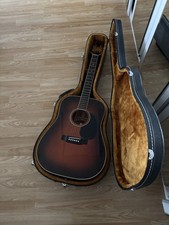 Vintage  1990’s Fenix D-70S Acoustic Guitar Plus Hard She’ll Case.