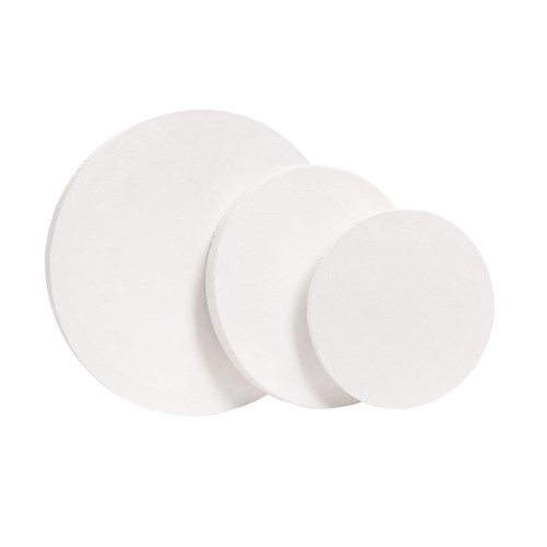 Sizes round primed cotton - sizes,