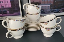 6 WEDGWOOD OSBORNE LEIGH TEA