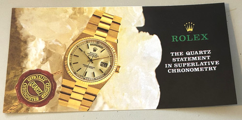 Original vintage 1982 rolex - vintage,