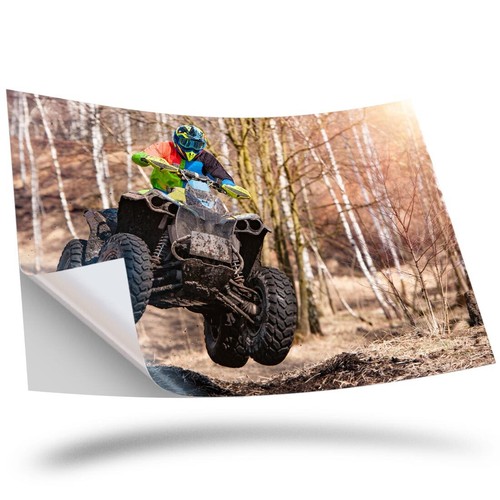 Vinyl sticker atv quad - 1x,
