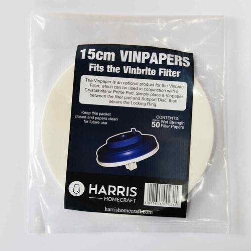 Harris wine filter papers - wine,