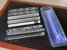 Collection of 9 acrylic mini embossing rolling pins ideal for cupcakes
