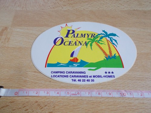 Sticker camping caravaning - sticker,
