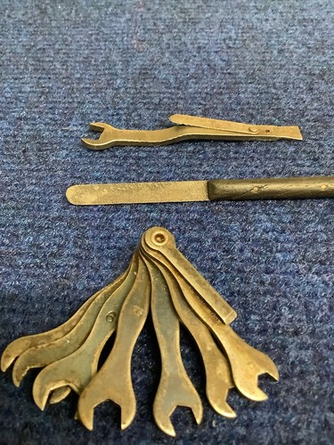 Vintage magneto spanner set - magneto,